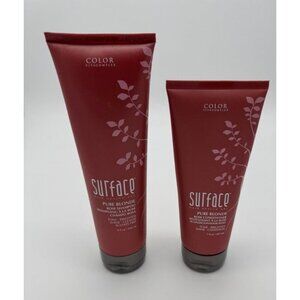 Surface Hair Care Pure Blonde Rose Shampoo and Conditioner Set 9 oz 7 oz Pink